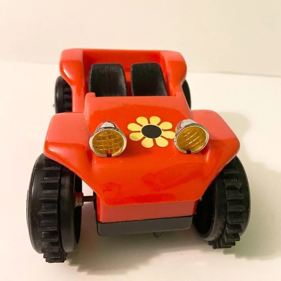 Vintage Botoy Dune Buggy Flower Power Battery Powered  Climbing Tumble Works - Picture 2 of 14
